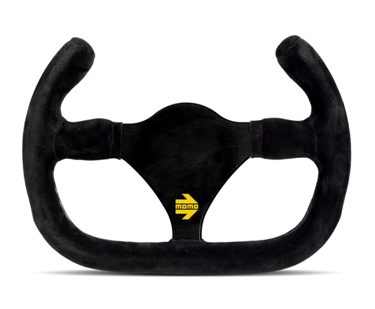 Momo MOD27/C Steering Wheel 270 mm -  Black Suede/Black Spokes