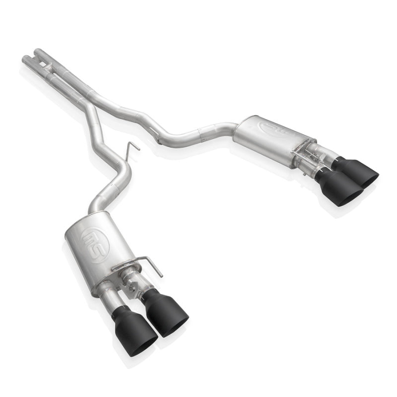 Load image into Gallery viewer, Stainless Works 2020 Ford GT500 Legend Catback H-Pipe Exhaust Factory Connect - Black Tips
