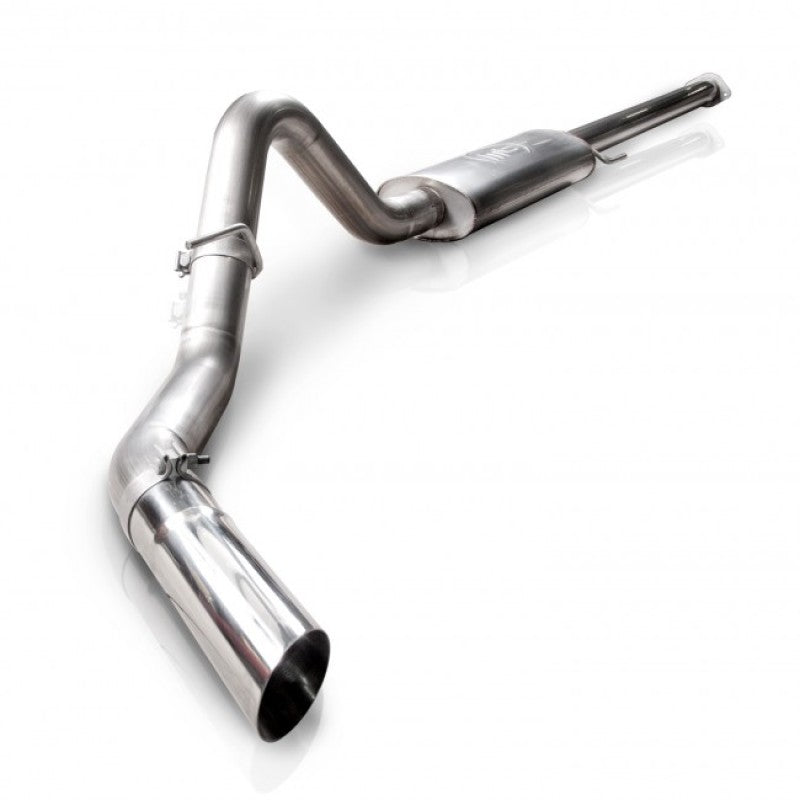 Load image into Gallery viewer, Stainless Works 2011-14 F-150 3.5L 3-1/2in Catback S-Tube Muffler Factory Connection
