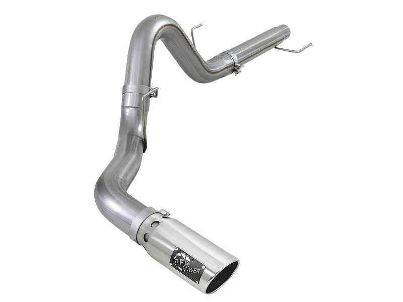 Load image into Gallery viewer, aFe 2021 Ford F-150 V6-3.0L (td) Large Bore 409 SS DPF-Back Exhaust System w/ Polished Tip
