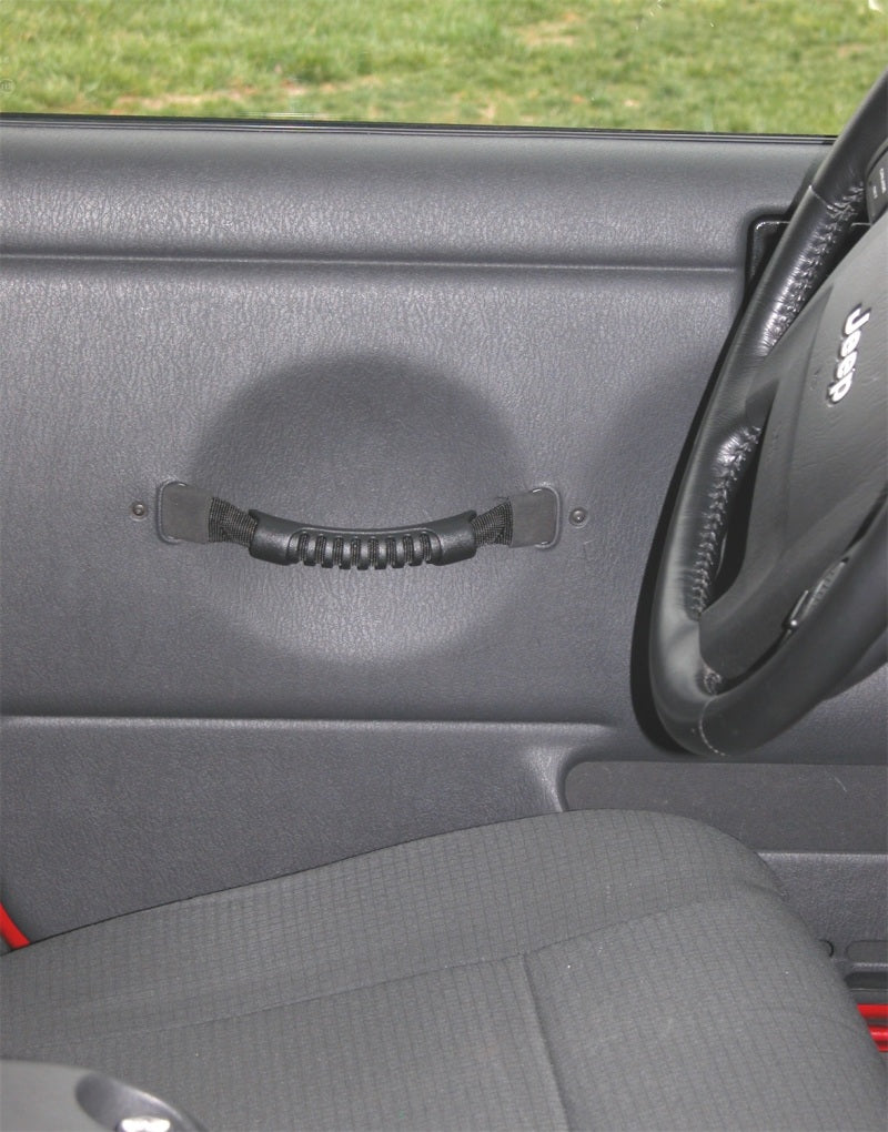 Load image into Gallery viewer, Rugged Ridge Door Pull Straps Black 97-06 Jeep Wrangler
