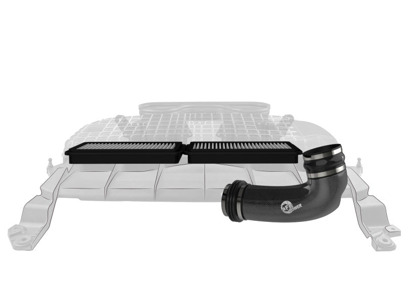 Load image into Gallery viewer, aFe Super Stock Carbon Fiber Pro Dry S Induction System 2021 RAM 1500 TRX V8-6.2L SC
