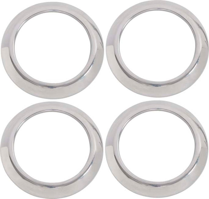 Kentrol 07-10 Jeep Wrangler JK Air Vent Bezels 4 Pieces - Polished Silver