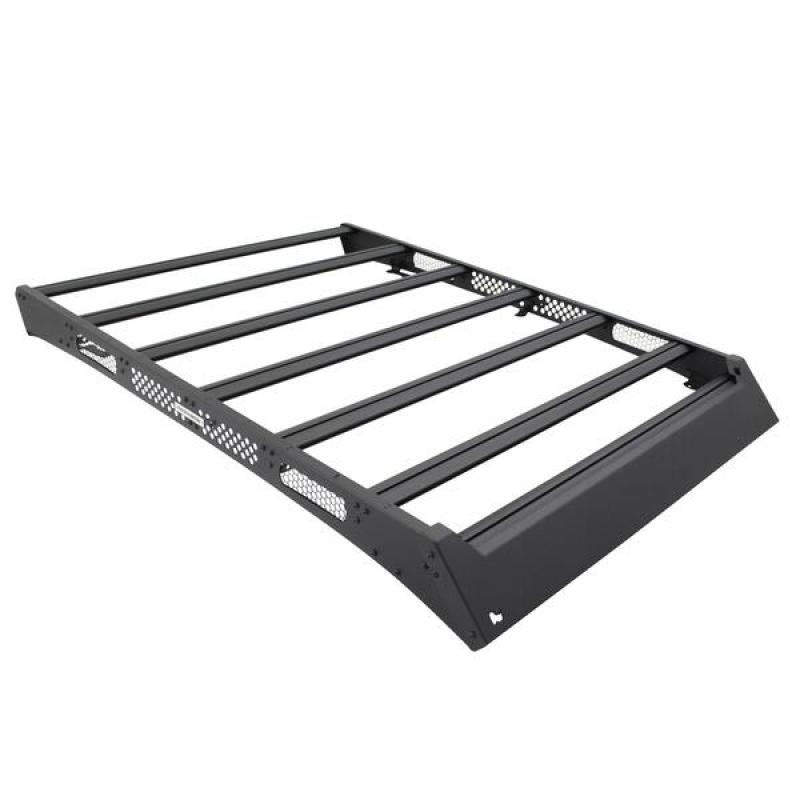 Load image into Gallery viewer, Go Rhino 16-23 Toyota Tacoma DC Ceros Low Profile Roof Rack - Tex. Blk
