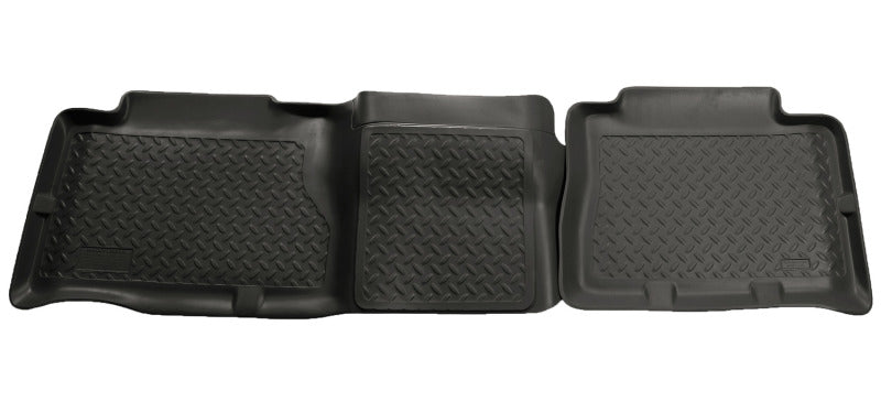 Load image into Gallery viewer, Husky Liners 02-06 Cadillac Escalade/GMC Yukon/Denali Classic Style 2nd Row Black Floor Liners
