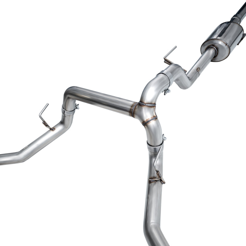 Load image into Gallery viewer, AWE Tuning 2021+ Ford F-150 Tremor (w/ Bumper Cutouts) 0FG Resonated Catback - Diamond Black Tips
