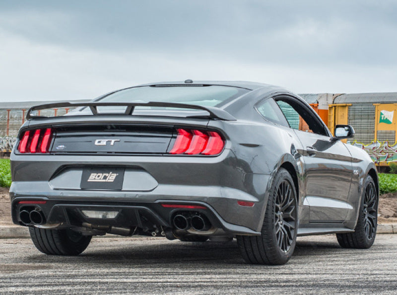 Load image into Gallery viewer, Borla 18-19 Ford Mustang GT 5.0L 2.5in S-Type Exhaust w/o Valves (Rear Section Only) - Black Chrome
