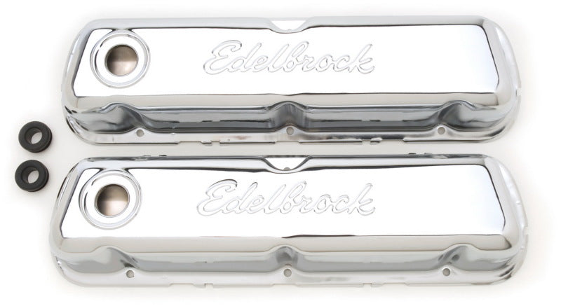 Load image into Gallery viewer, Edelbrock Valve Cover Signature Series Ford 260-289-302-351W CI V8 Chrome
