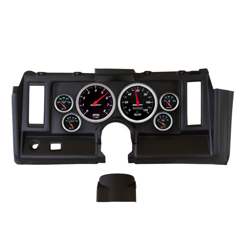 Load image into Gallery viewer, Autometer Designer Black 1969 Camaro Dash Kit 6pc Tach / MPH / Fuel / Oil / WTMP / Volt
