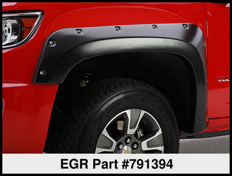 Load image into Gallery viewer, EGR 15+ Chevy Colorado 5ft Bed Bolt-On Look Fender Flares - Set
