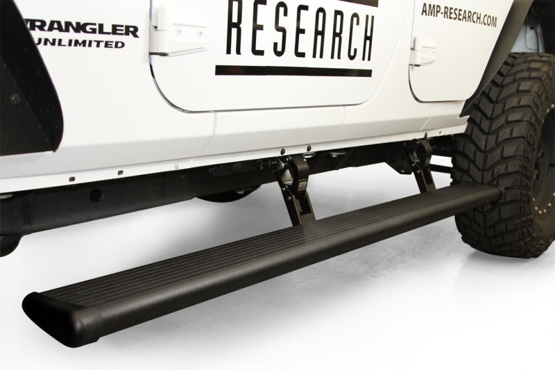 Load image into Gallery viewer, AMP Research 2007-2017 Jeep Wrangler JK 4 Door PowerStep - Black

