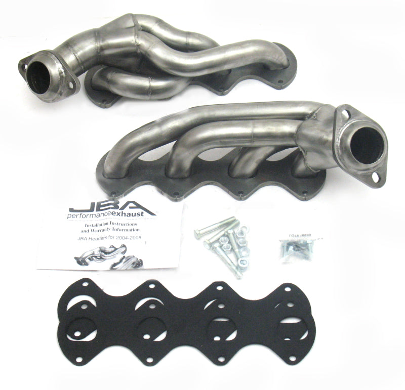 Load image into Gallery viewer, JBA 04-10 Ford F-Series 5.4L 3V 1-5/8in Primary Raw 409SS Cat4Ward Header
