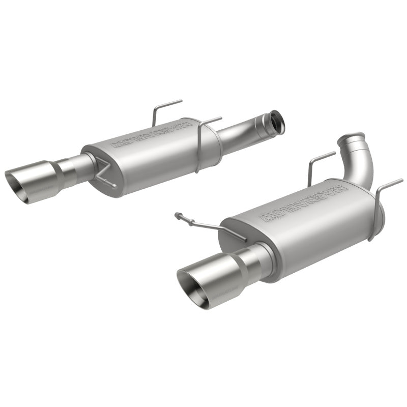 Load image into Gallery viewer, MagnaFlow 13 Ford Mustang V8 5.0L Dual Split Rear Exit Stainless Cat Back Performance Exhaust
