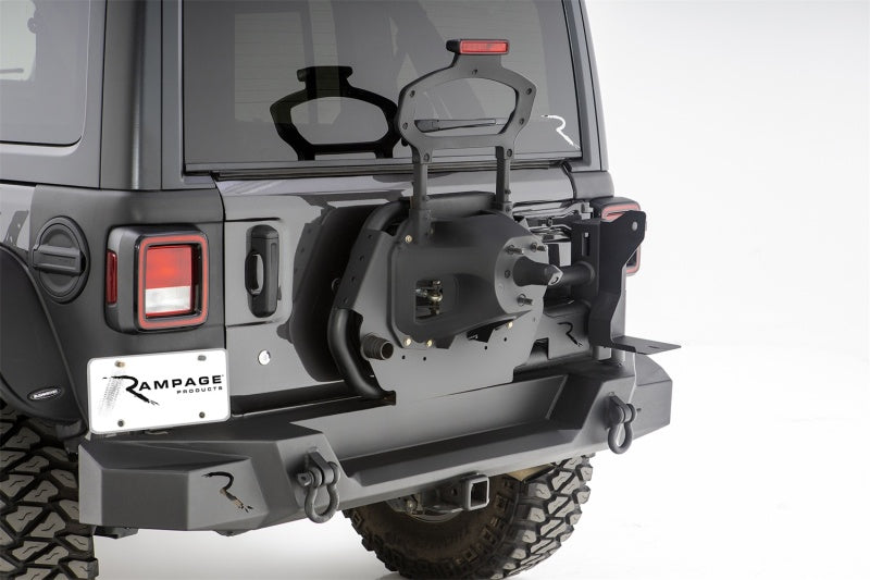 Load image into Gallery viewer, Rampage 2018+ Jeep Wrangler JL TrailGuard Tire Carrier
