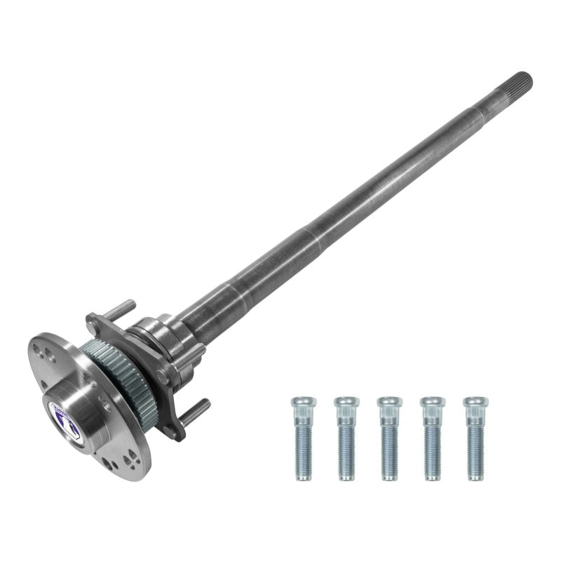 Load image into Gallery viewer, Yukon Gear Left Rear 4340 Chromoly Double Drilled Axle Kit Jeep JL/JT Rubicon 32 Spline 32.2in Long
