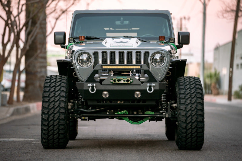 Load image into Gallery viewer, DV8 Offroad 18+ Jeep JL Heat Dispersion Hood - Primer Black
