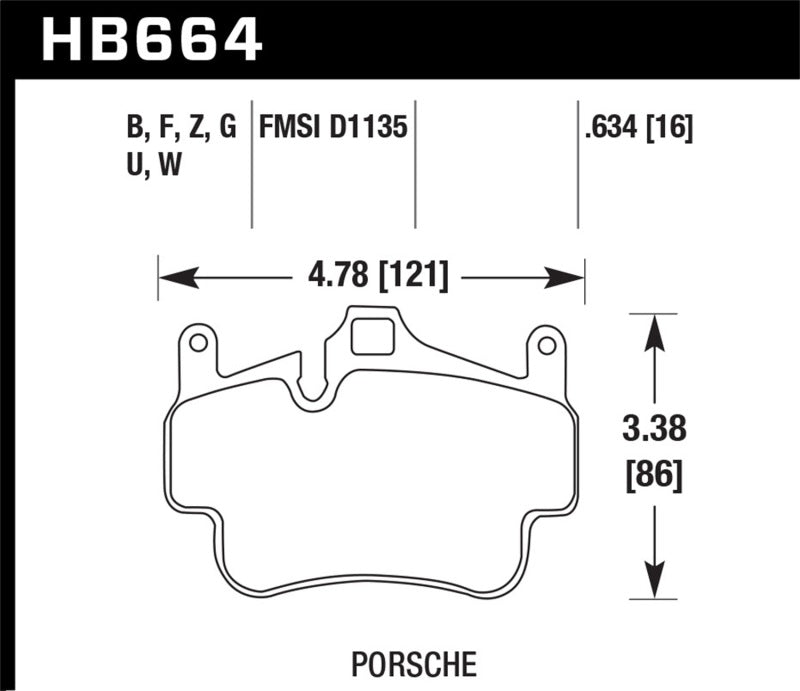 Load image into Gallery viewer, Hawk Porsche 911 ER-1 Endurance Racing Brake Pads (Works with Iron/Metal Rotors)
