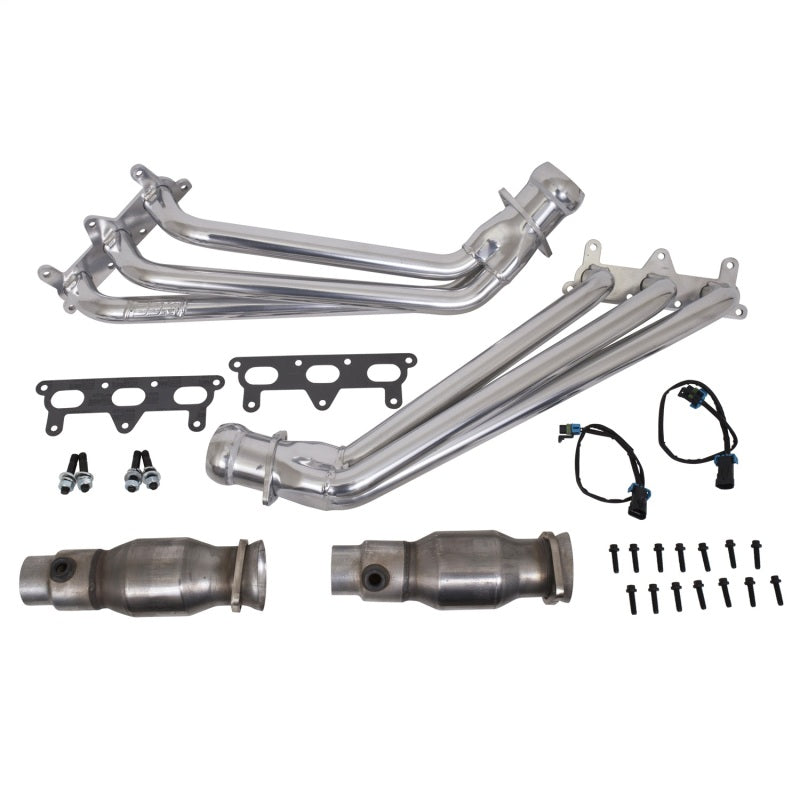 Load image into Gallery viewer, BBK 10-11 Camaro V6 Long Tube Exhaust Headers With Converters - 1-5/8 Silver Ceramic
