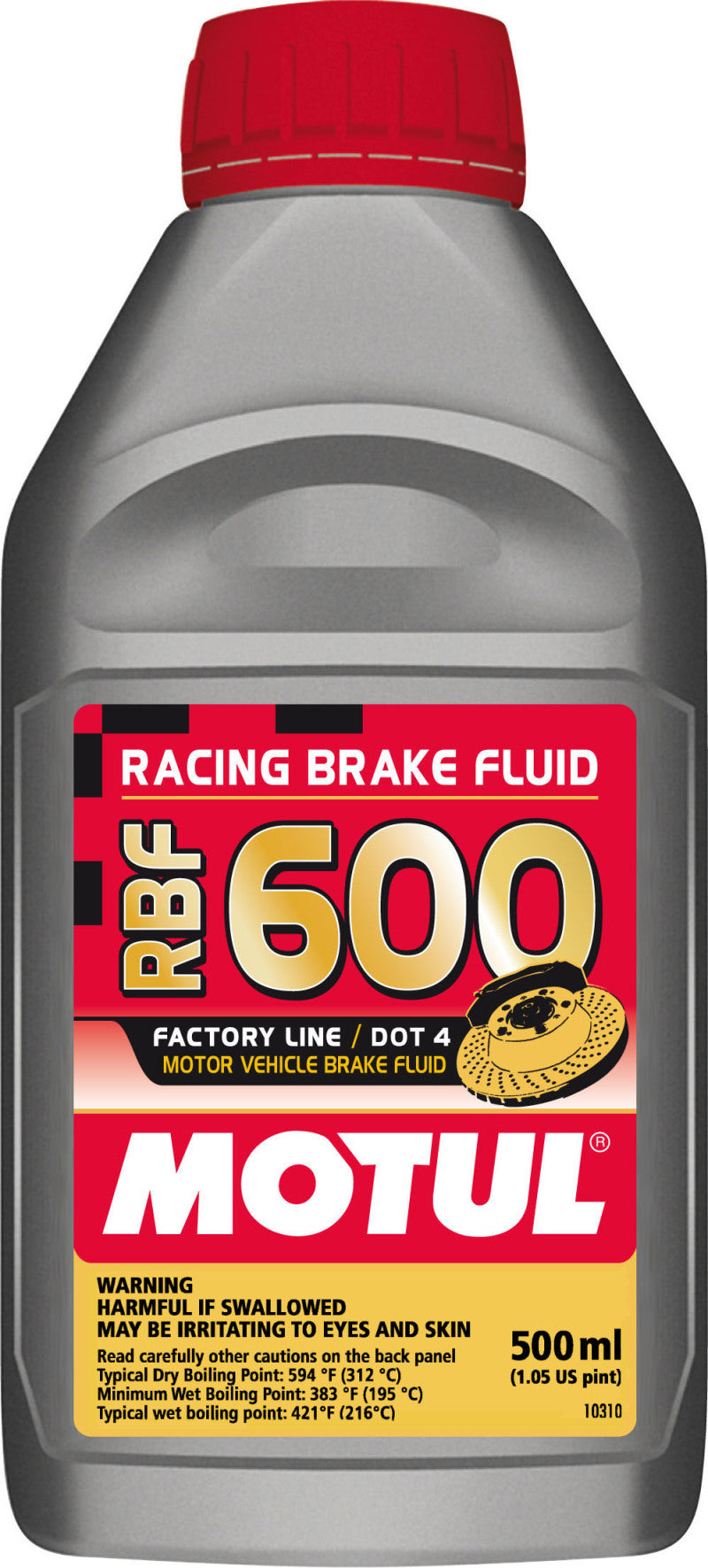 Load image into Gallery viewer, Motul 1/2L Brake Fluid RBF 600 - Racing DOT 4
