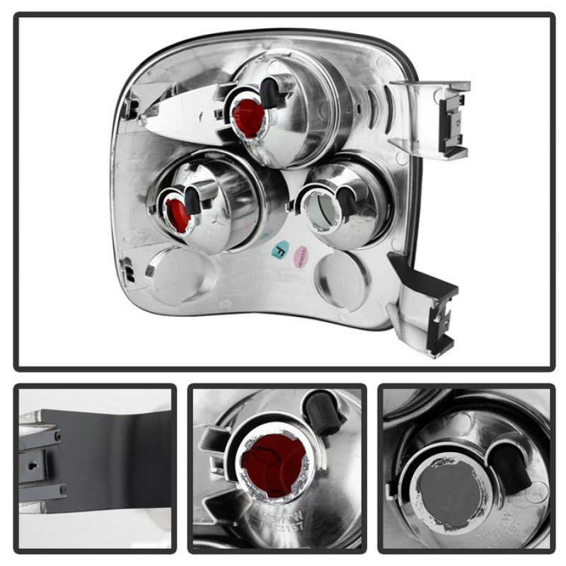 Load image into Gallery viewer, Spyder Chevy Silverado Stepside 99-04 Euro Style Tail Lights Black Smoke ALT-YD-CS99STS-BSM
