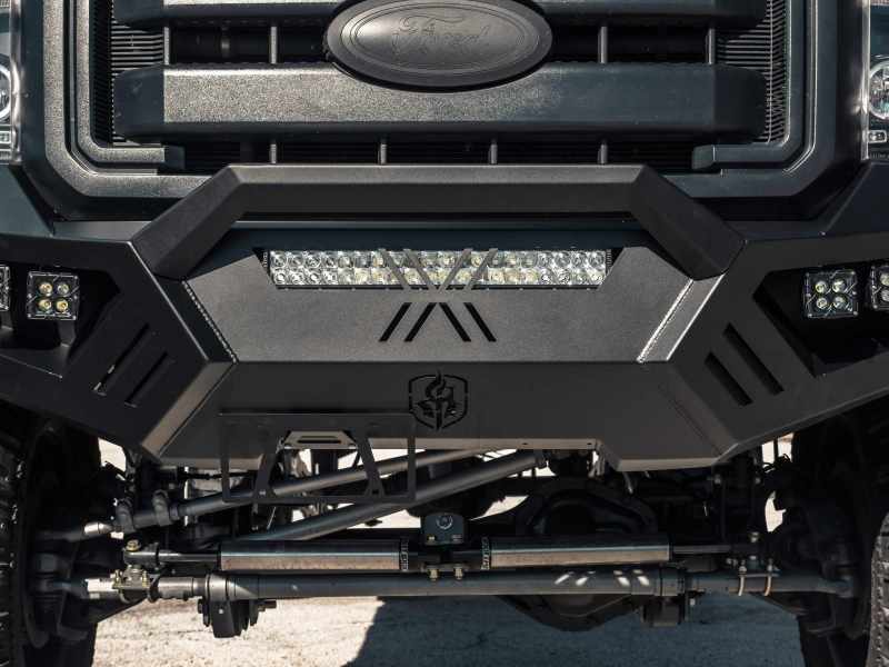 Load image into Gallery viewer, Road Armor 11-16 Ford F-250 SPARTAN Front Bumper Bolt-On Pre-Runner Guard - Tex Blk

