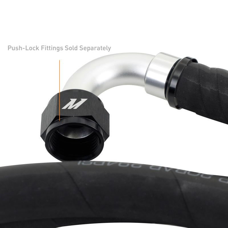 Load image into Gallery viewer, Mishimoto Push Lock Hose, Black, -12AN, 120in Length
