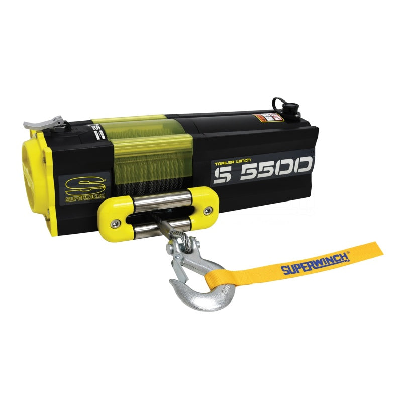Load image into Gallery viewer, Superwinch 5500 LBS 12V DC 7/32in x 60ft Steel Rope S5500 Winch
