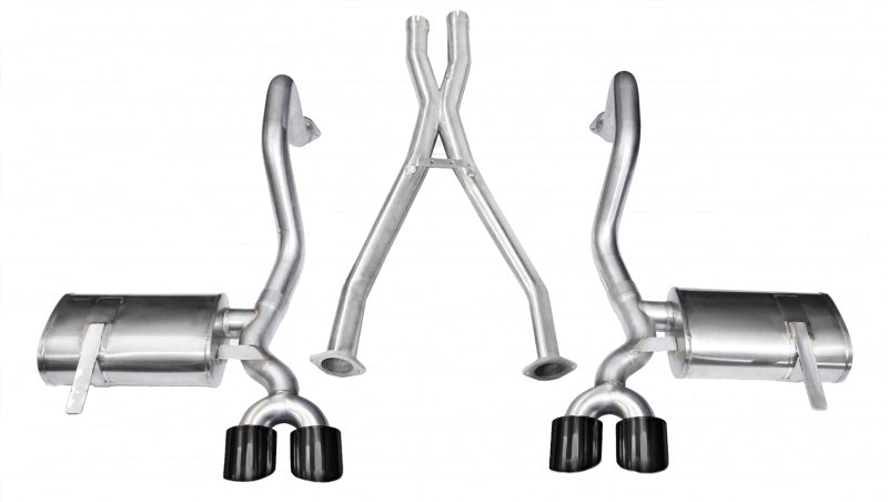 Load image into Gallery viewer, Corsa 1997-2004 Chevrolet Corvette C5 Z06 5.7L V8 Black Xtreme Cat-Back + XO Exhaust
