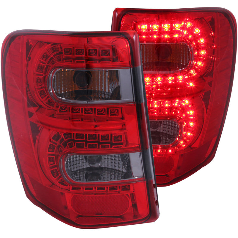 Load image into Gallery viewer, ANZO 1999-2004 Jeep Grand Cherokee LED Taillights Red/Smoke
