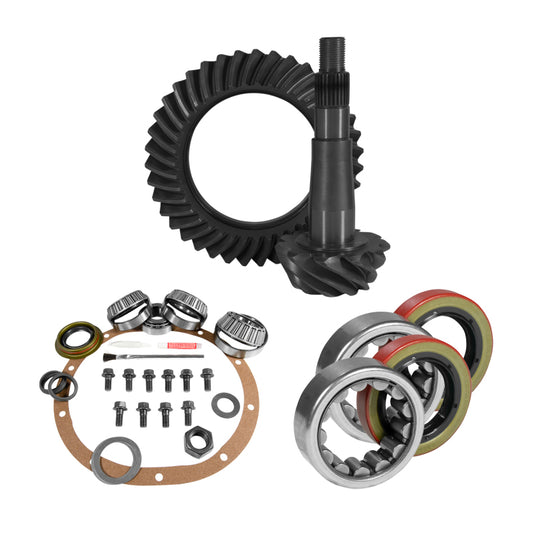 Yukon Gear 8.25in CHY 3.55 Rear Ring & Pinion Install Kit 1.618in ID Axle Bearings and Seals