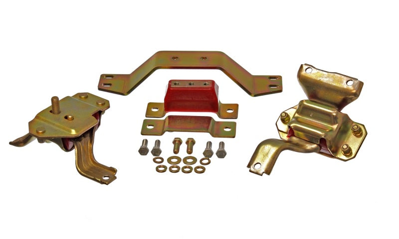 Load image into Gallery viewer, Energy Suspension 99-04 Ford Mustang 4.6L V8 Red Motor &amp; Transmission Mount Set
