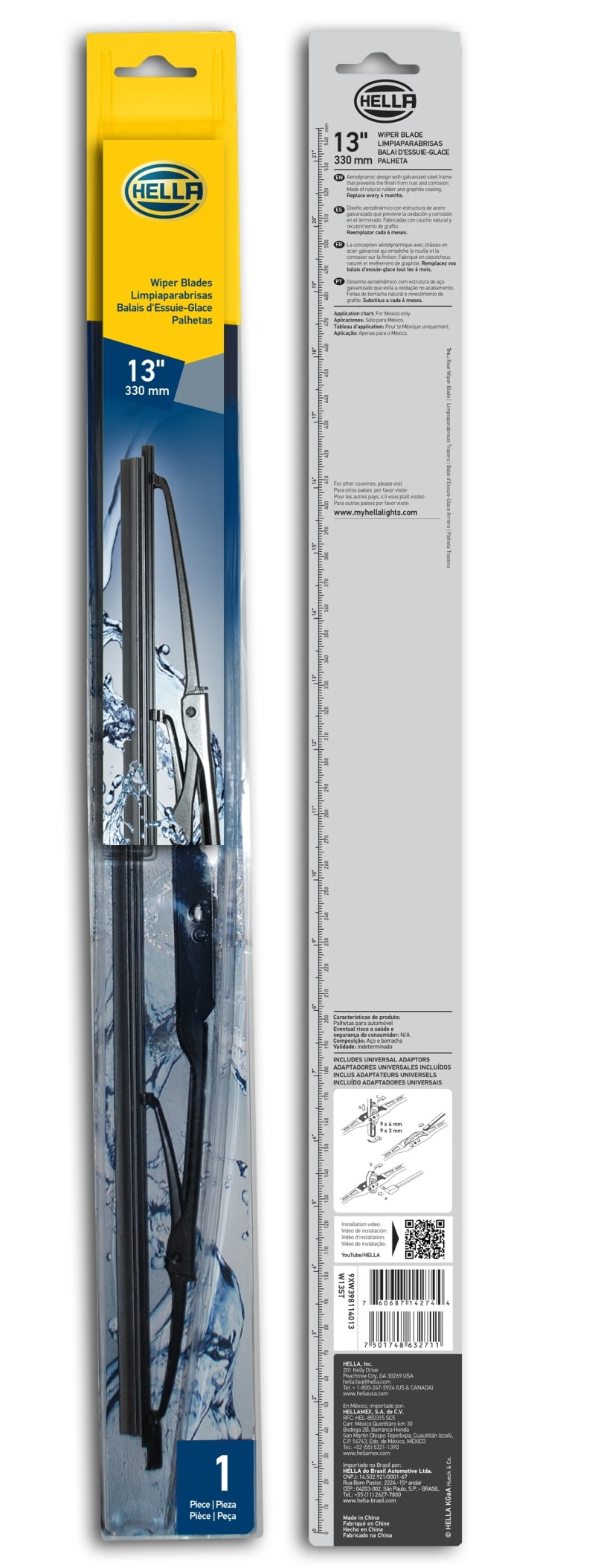 Load image into Gallery viewer, Hella Standard Wiper Blade 13in - Single
