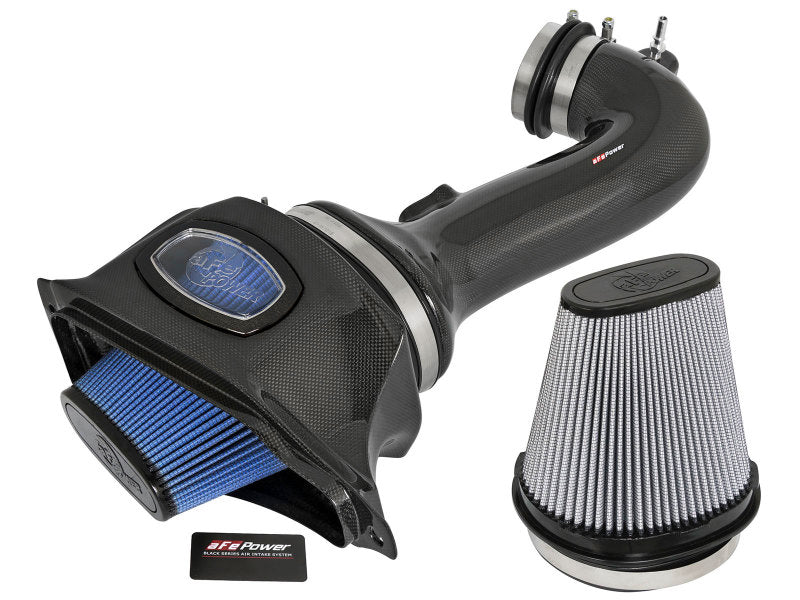 Load image into Gallery viewer, aFe Momentum Carbon Fiber Cold Air Intake System PDS/P5R 15-16 Chevrolet Corvette Z06 V8-6.2L
