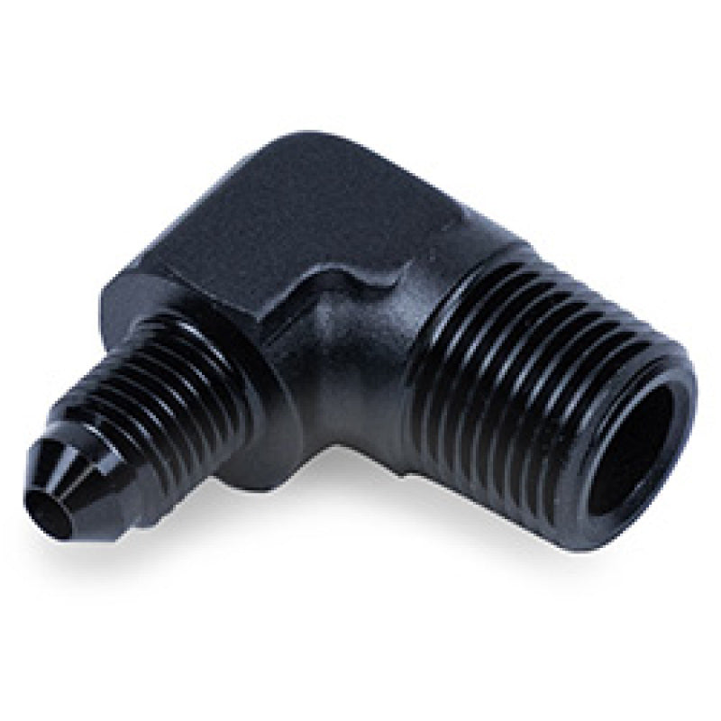 Load image into Gallery viewer, Snow Performance 3/8in NPT to 4AN Elbow Water Fitting (Black)
