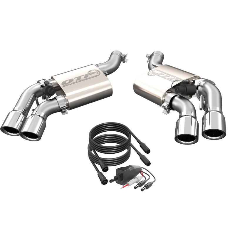 Load image into Gallery viewer, 2016-2024 Chevrolet Camaro SS  QTP Screamer Axle Back Quad Tip Bumper
