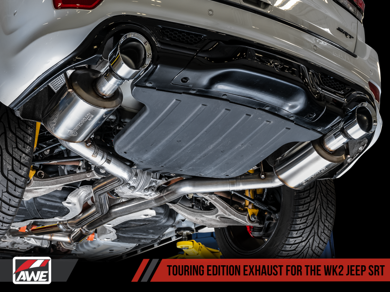 Load image into Gallery viewer, AWE Tuning 2020 Jeep Grand Cherokee SRT Touring Edition Exhaust - Chrome Silver Tips

