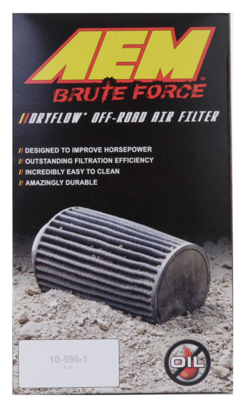 Load image into Gallery viewer, AEM 3.5 in x 9 in Dryflow Conical Air Filter
