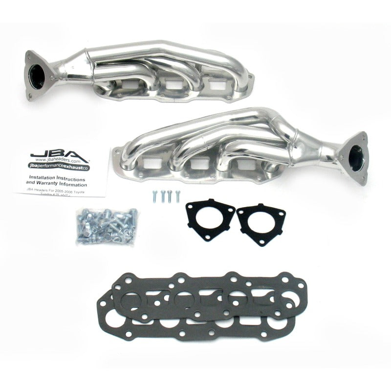 Load image into Gallery viewer, JBA 05-07 Toyota 4.7L V8 1-1/2in Primary Silver Ctd Cat4Ward Header
