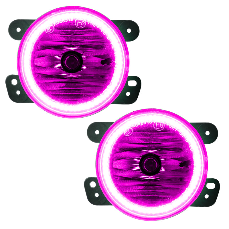 Load image into Gallery viewer, Oracle Lighting 11-13 Jeep Grand Cherokee Pre-Assembled LED Halo Fog Lights -Pink
