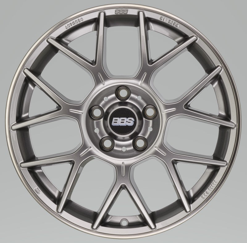 Load image into Gallery viewer, BBS XR 20x8.5 5x120 ET32 Platinum Gloss Wheel -82mm PFS/Clip Required
