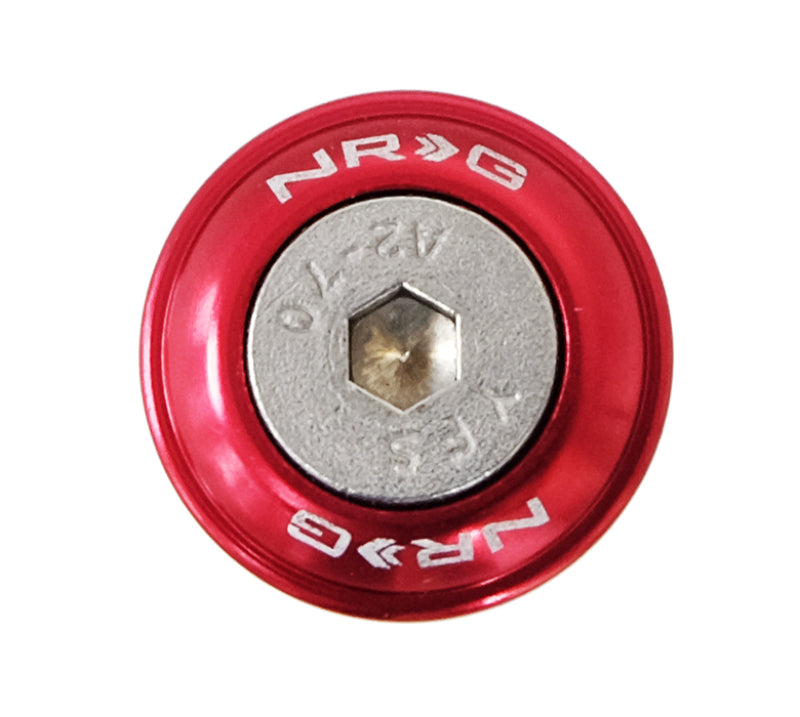 Load image into Gallery viewer, NRG Fender Washer Kit w/Rivets For Plastic (Red) - Set of 10
