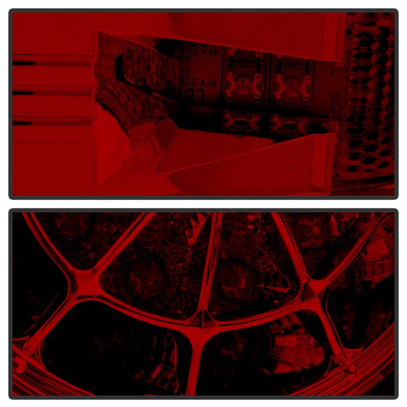 Load image into Gallery viewer, Spyder Toyota Tundra 07-13 LED Tail lights Red Clear ALT-YD-TTU07-LED-RC
