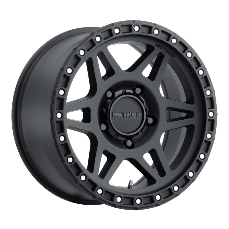 Load image into Gallery viewer, Method MR312 17x8.5 0mm Offset 5x5.5 108mm CB Matte Black Wheel
