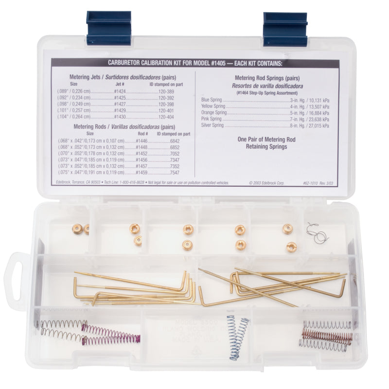 Load image into Gallery viewer, Edelbrock Jet / Rod Kit for 1405
