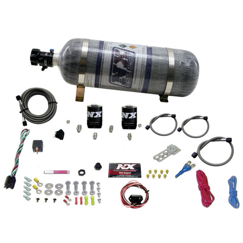 Load image into Gallery viewer, Nitrous Express 10-15 Chevrolet Camaro (5th Gen) Single Nozzle Nitrous Kit (35-150HP) w/Comp Bottle
