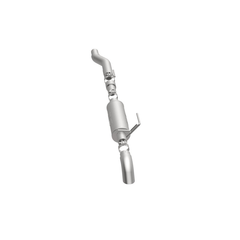 Load image into Gallery viewer, MagnaFlow Cat-Back, SS, 2.5/3in, Turn Down In Front Rear Tire 2015 Ford F150 5.0L V8 Ext Cab
