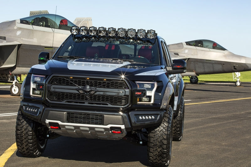 Load image into Gallery viewer, KC HiLiTES 17-18 Ford Raptor 57in. Pro6 Gravity LED 9-Light 180w Combo Beam Overhead Light Bar Sys
