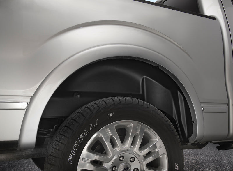 Load image into Gallery viewer, Husky Liners 06-14 Ford F-150 Black Rear Wheel Well Guards
