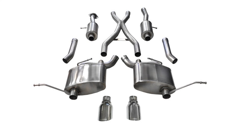 Load image into Gallery viewer, Corsa 2011-2021 Jeep Grand Cherokee 3.6L Dual Rear Exit Sport Exhaust w/ 4.5in Pro-series Tips
