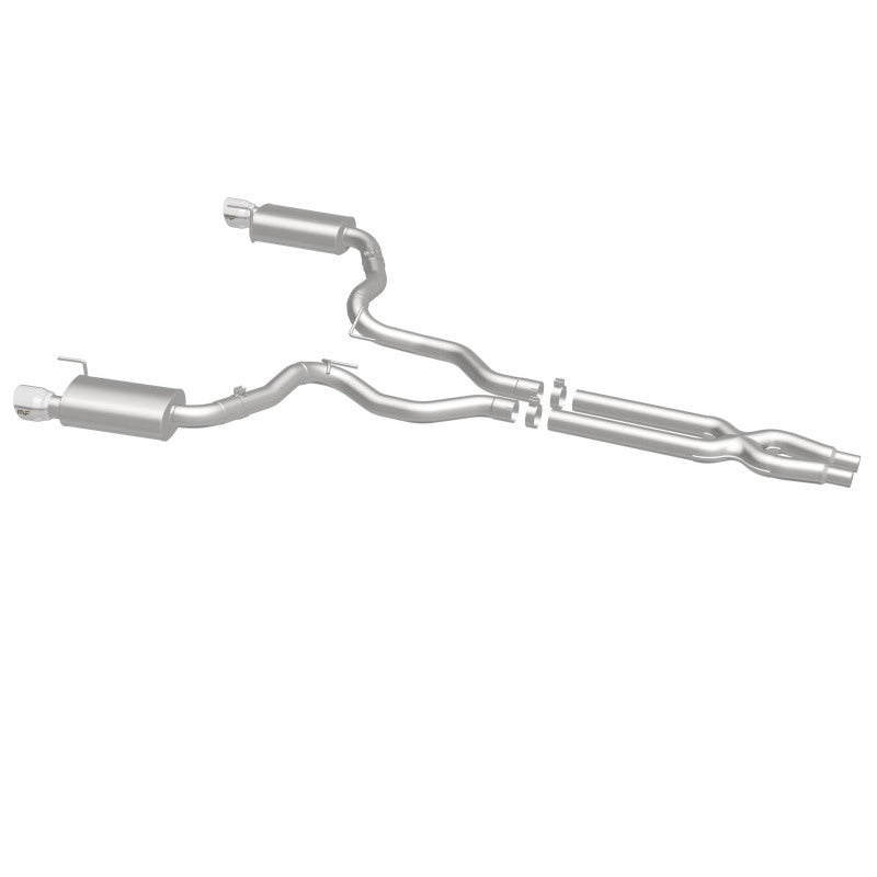 Load image into Gallery viewer, MagnaFlow Cat Back, SS, 3in, Street, Dual Split Polished 4.5in Tips 2015 Ford Mustang GT V8 5.0L
